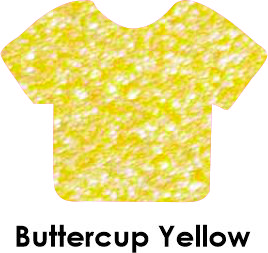 Siser HTV Vinyl Sparkle Buttercup Yellow 12"
